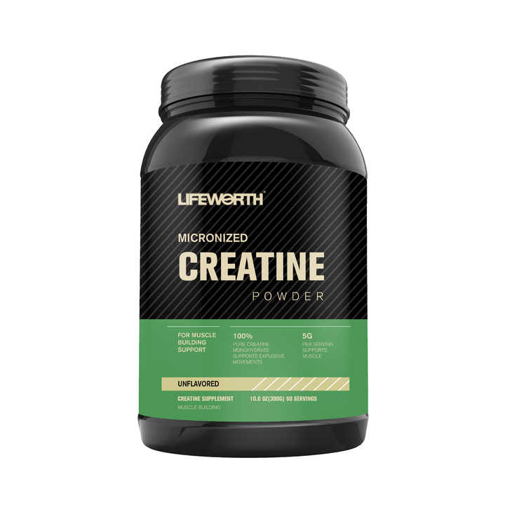 LIFEWORTH Pre Workout Creatine Powder Supplement