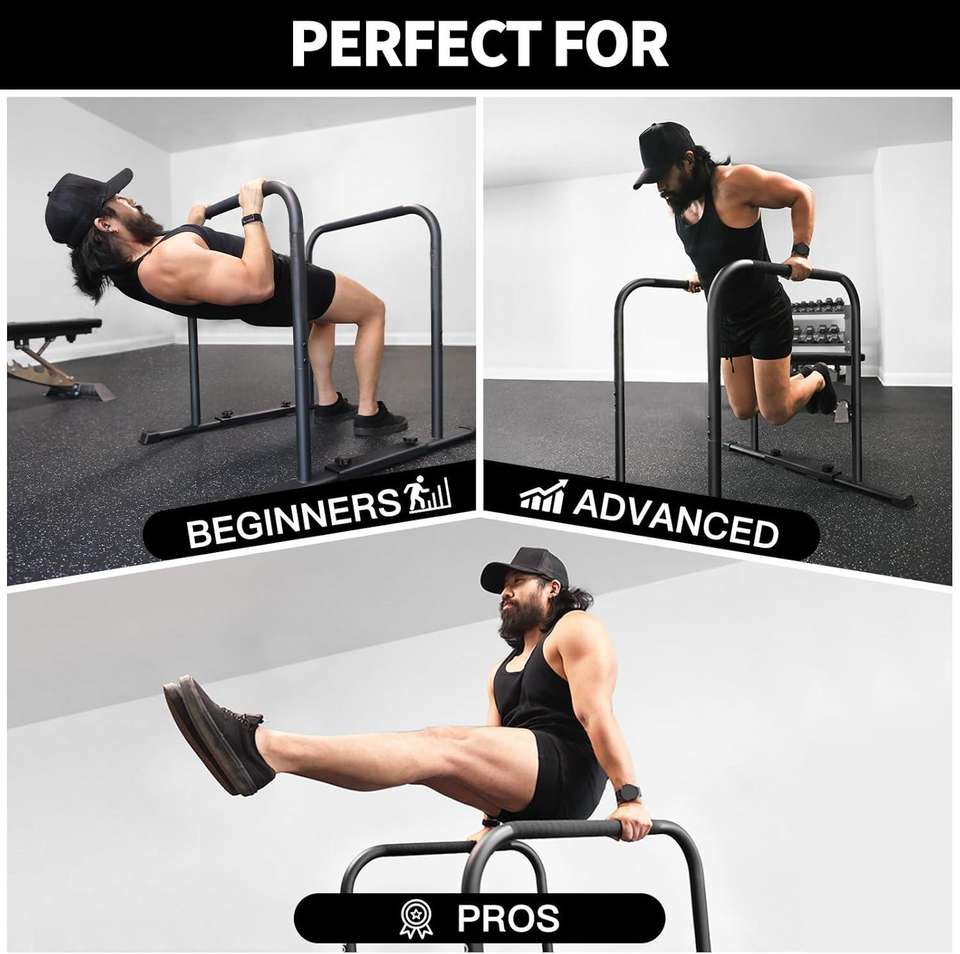 Strongest Premium Dip Bars With Adjustable Ultra-Stable Settings