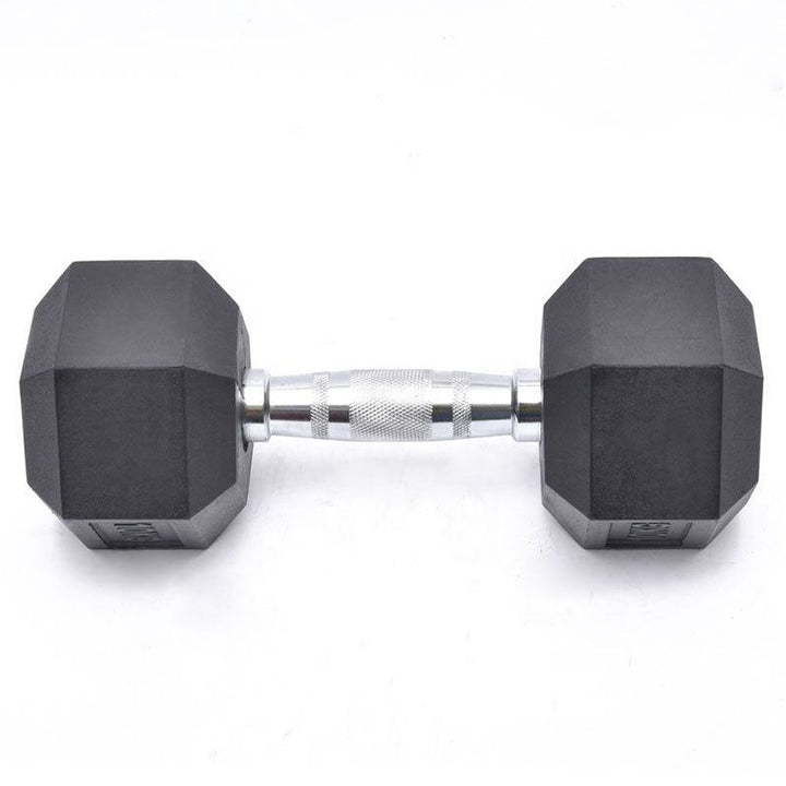 Rubber Coating Steel Fitness Cast Iron Hexagon Hex Dumbbell