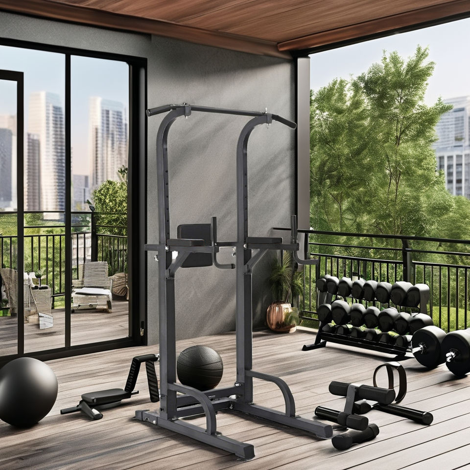 Standing Pull-Up Bar for Adults Metal and Steel