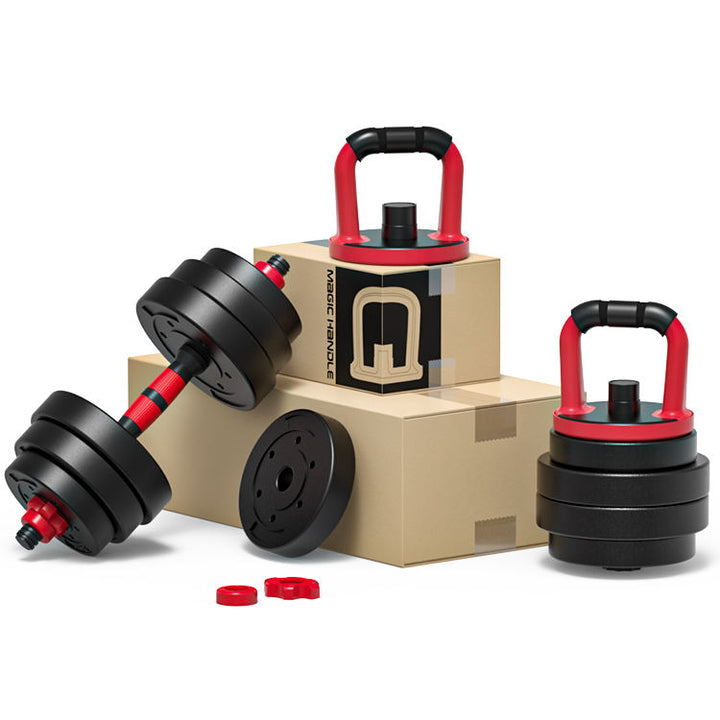 Adjustable 20K/24KG Gym Weight Lifting Dumbbell Set Made of Cement