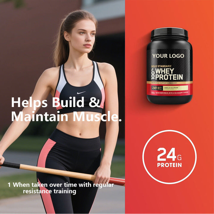 OEM Nutrition Gold Standard 100% Whey Protein Powder Fitness and Sports Nutrition Supplements