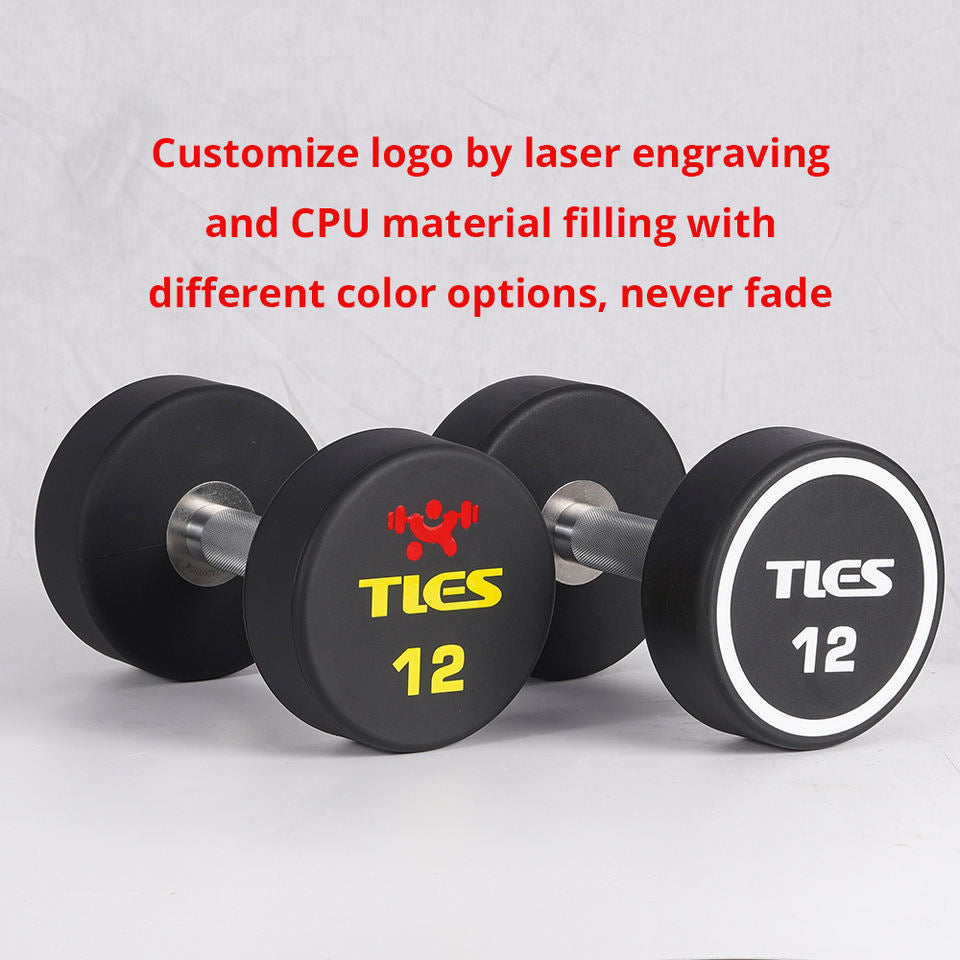 Tellus Fitness Commercial Deluxe CPU Dumbbells 5-110LB