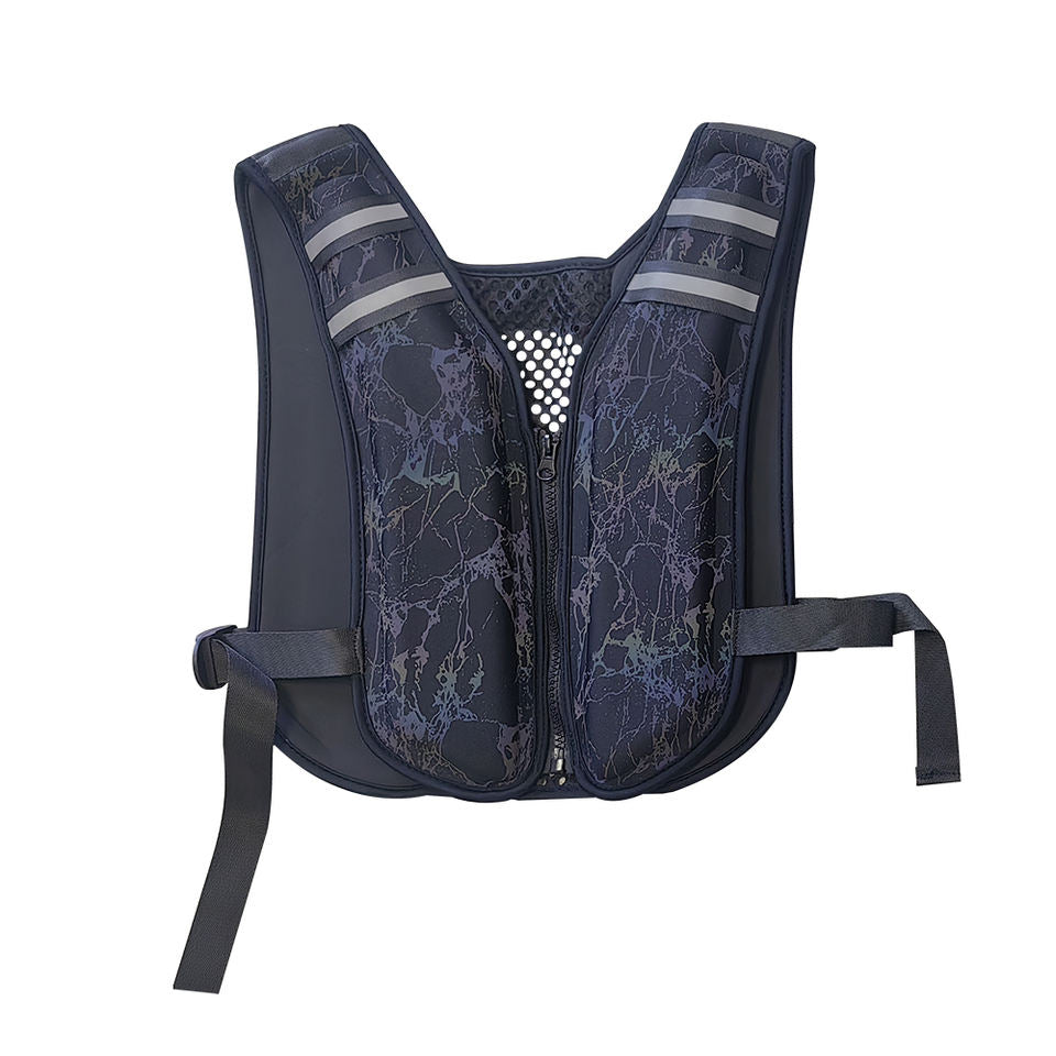 3/5/8kg Weighted Vest Reflective Stripe Adjustable Workout Fitness