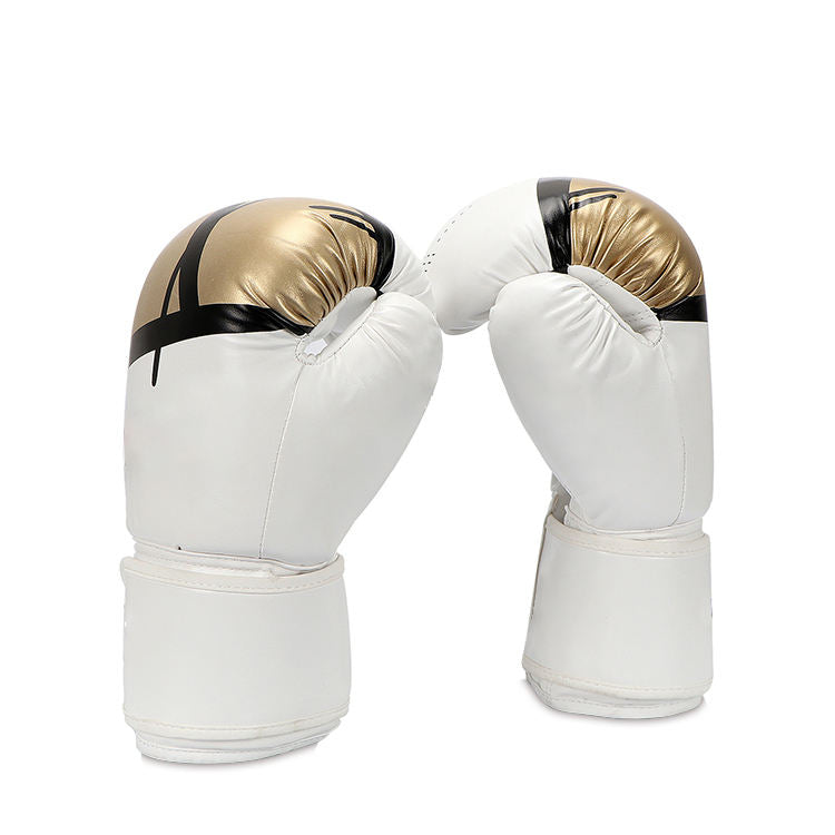 Boxing Gloves in PU Leather Custom Logo Sizes 6oz 10oz 12oz for Thai Boxing