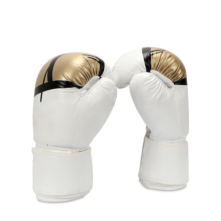 Boxing Gloves in PU Leather Custom Logo Sizes 6oz 10oz 12oz for Thai Boxing