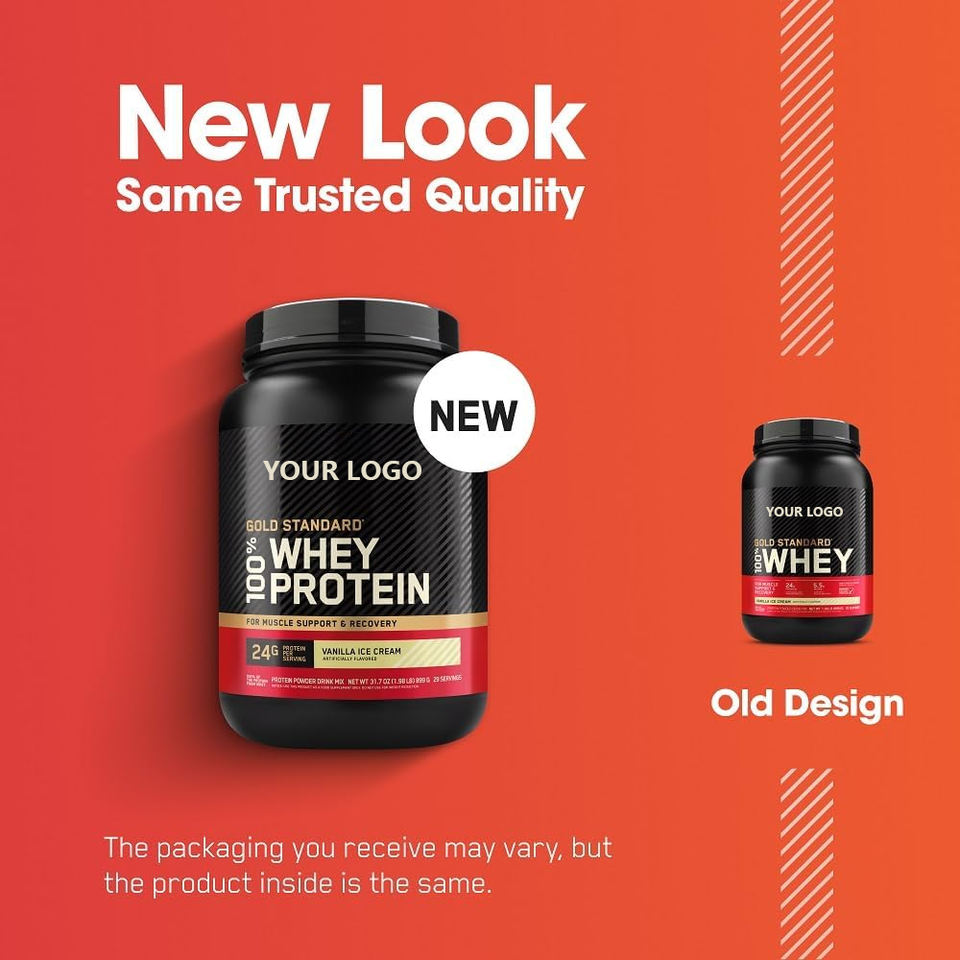 OEM Nutrition Gold Standard 100% Whey Protein Powder Fitness and Sports Nutrition Supplements