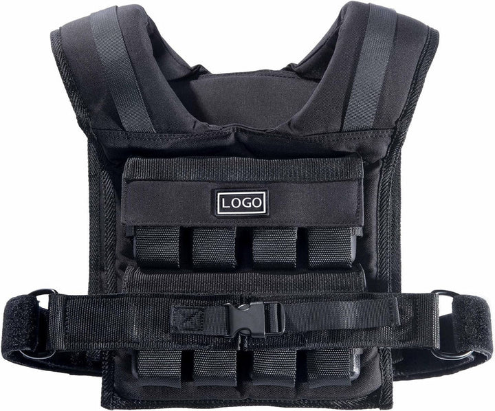 Strength Training Weight Vest 35lbs With Iron Weights Fitness