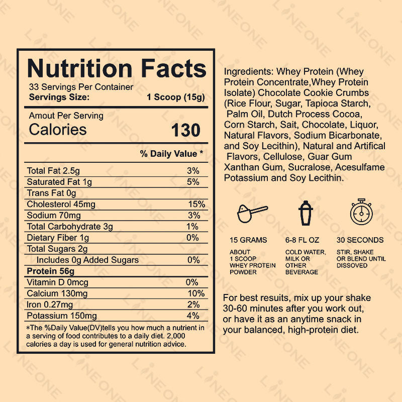 OEM Healthcare Supplement Whey Protein Powder 80% Gym Protein Powder