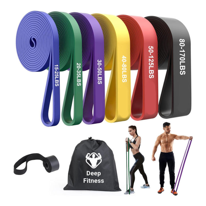Exercise Heavy Resistance Bands Rubber Stretching Elastic Pull up Bands