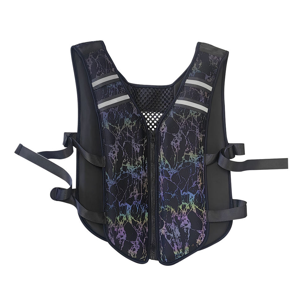 3/5/8kg Weighted Vest Reflective Stripe Adjustable Workout Fitness