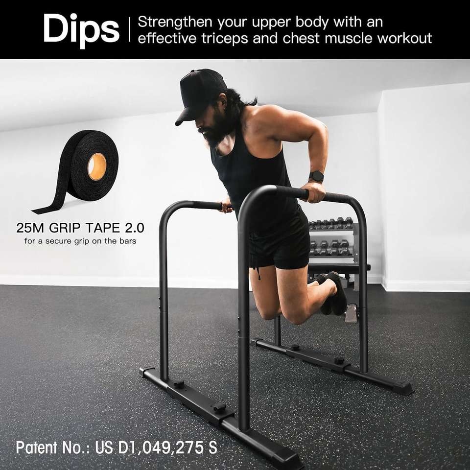 Strongest Premium Dip Bars With Adjustable Ultra-Stable Settings