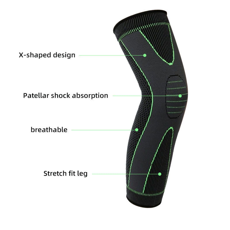 Knee Pads Long Compression Leg Sleeves Knee Support Braces