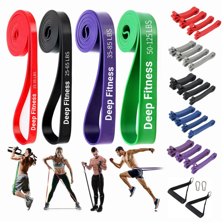 Exercise Heavy Resistance Bands Rubber Stretching Elastic Pull up Bands