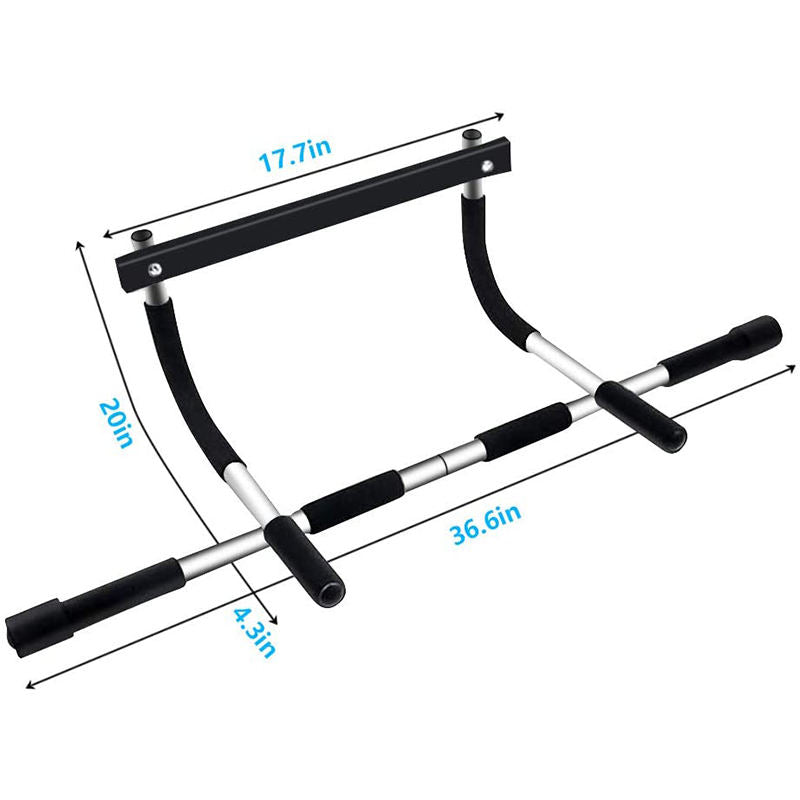 Home Gym Dip Bar Pull-Up Trainer with Horizontal Bars