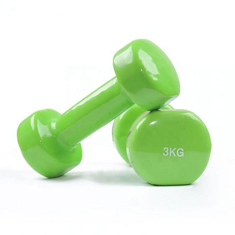 Gym Training Exercise Neoprene Vinyl Coated Dipping Dumbbell Set