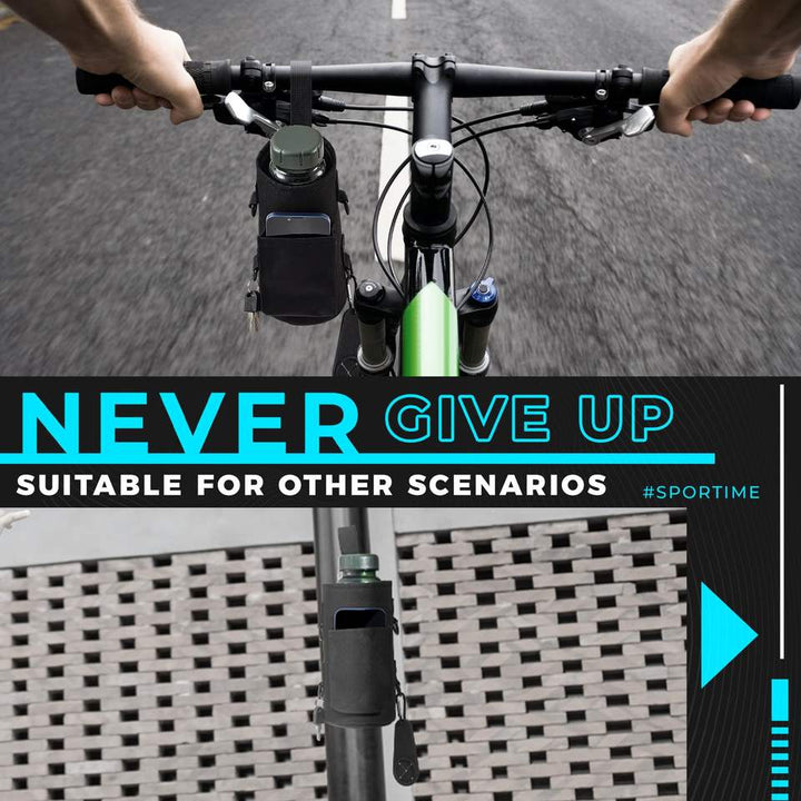 Water Bottle Shoulder Crossbody Sling Magnetic Bag for Gym with Phone Pocket