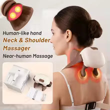 Bionic Neck Shoulder Massager Heated Back Massagers Electric Kneading Muscles Massage Pillow Neck Waist Leg Full body massage