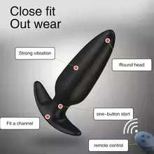 Dildo Vibrator Prostate Massage Vibrating Butt Plugs Wireless Remote Control Anal Plug G-spot Stimulator Sex Toys for Man/ Woman