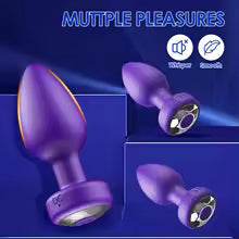 10 Speeds Anal Plug Vibrator Remote Control Men Prostate Massager Female Masturbator Adult Sex Toys for Women Men Gay Anal Plug