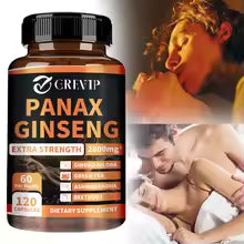 Ginseng Extract - support Energy, Focus, Athletic Performance, Endurance and Immunity - 120 Capsules, for Men and Women