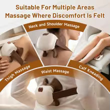 Bionic Neck Shoulder Massager Heated Back Massagers Electric Kneading Muscles Massage Pillow Neck Waist Leg Full body massage